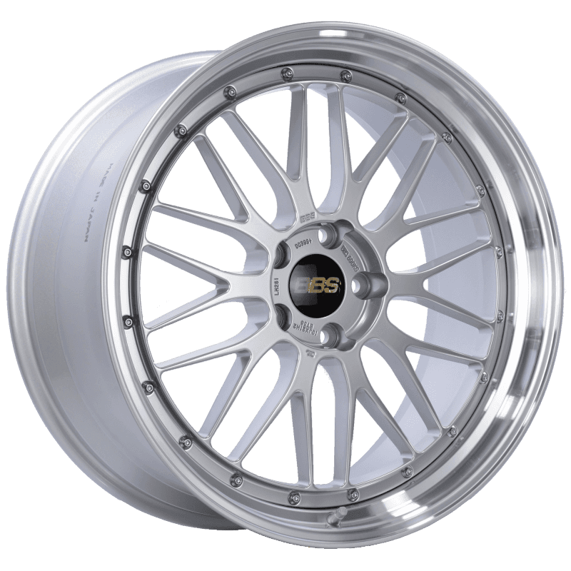 BBS — BBS LM 21x10 5x120 ET38 Diamond Silver Center Diamond Cut Lip Wheel -82mm PFS/Clip Required - view 2