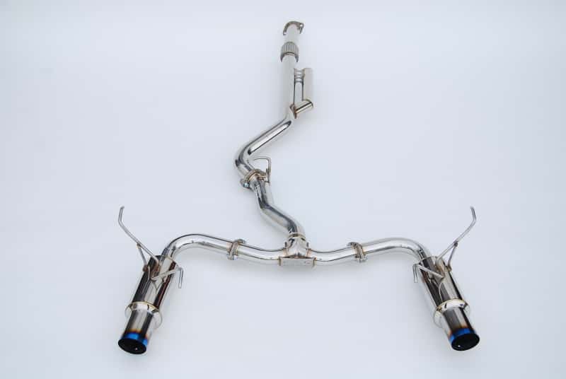Invidia — Invidia 2022+ Subaru WRX N1 Twin Outlet Single Layer Tip Cat-Back Exhaust - view 1