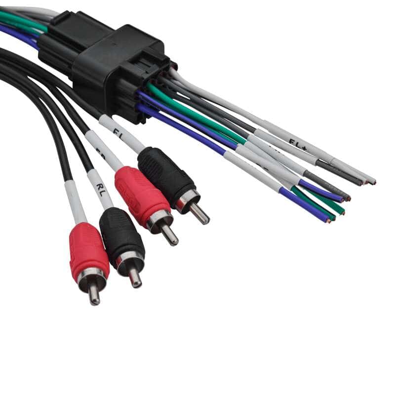 DS18 — DS18 Plug and Play Harness For OEM Ride Command For 4-CH RCA Audio Signal and Remote Turn-on - view 2