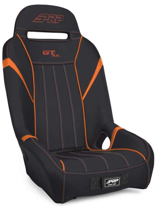 PRP Seats — PRP GT/S.E. Suspension Seat - Black/Orange - view 1