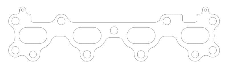 Cometic Gasket — Cometic Mazda B6 16V 89-93 Exhaust .030 inch MLS Head Gasket 1.765 inch X 1.020 inch Port
Exhaust Gasket - view 1