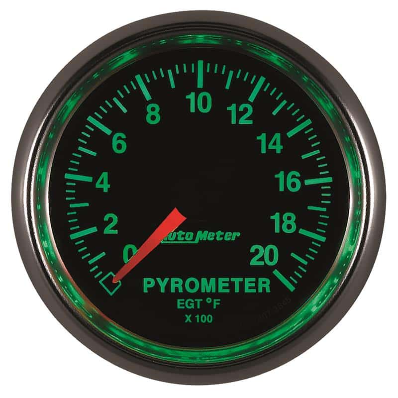 AutoMeter — Autometer GS 0-2000 degree F Full Sweep Electronic Pyrometer Gauge
2-1/16" PYROMETER KI - view 5