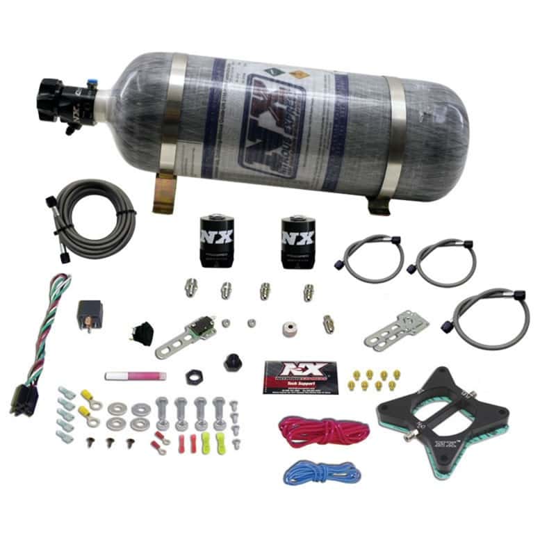 Nitrous Express — Nitrous Express 96-04 Ford Mustang 4.6L 2 Valve Nitrous Plate Kit w/Composite Bottle
Injection System Kit
N2OSys - view 1