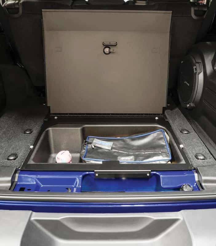 Tuffy Products — Tuffy 2019+ Jeep Wrangler 4Door Cubby Cover W/ Combo Lock
Locking Lid - view 14