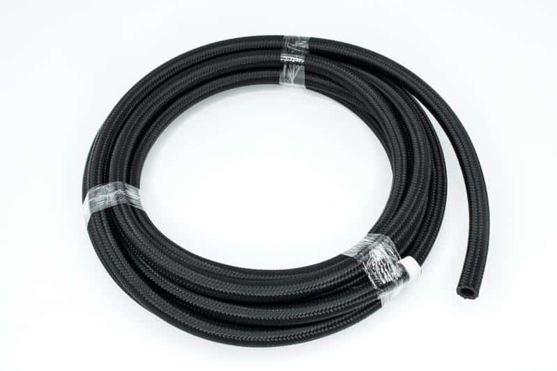 DeatschWerks — DeatschWerks 8AN Black Nylon Braided CPE Hose 20 Feet - view 2