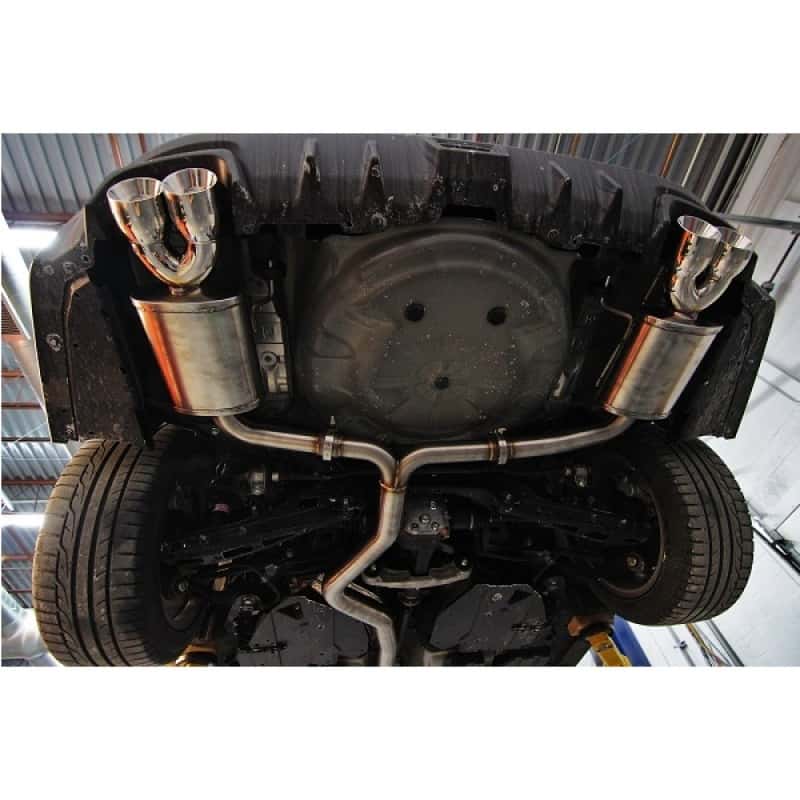 Mishimoto — Mishimoto 2015 Subaru WRX 3in Stainless Steel Cat-Back Exhaust - view 8
