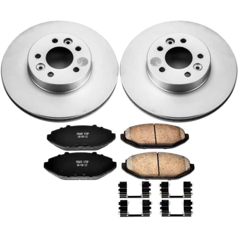 PowerStop — Power Stop 98-02 Ford Crown Victoria Front Z17 Evolution Geomet Coated Brake Kit - view 1