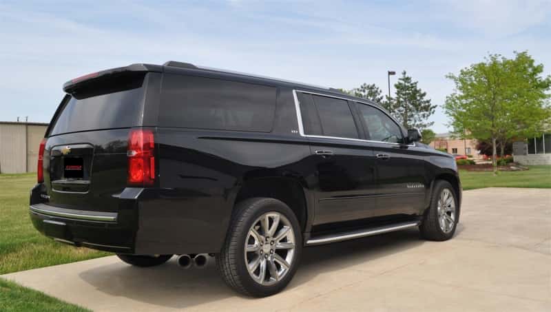 CORSA Performance — Corsa 2015-2020 GMC Yukon XL 1500 5.3L V8 3in Cat-Back Single Side Exit Twin 4in Polished Tips
Exhaust - view 5