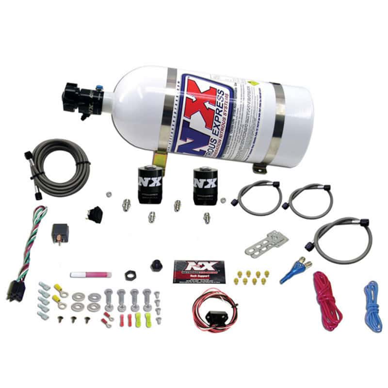 Nitrous Express — Nitrous Express 10-15 Chevrolet Camaro (5th Gen) Single Nozzle Nitrous Kit (35-150HP) w/10lb Bottle
Injection System Kit
N2OSys - view 2