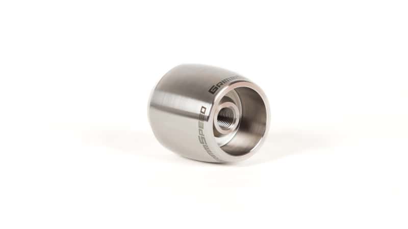 GrimmSpeed — GrimmSpeed Stubby Shift Knob Stainless Steel (Raw) - M12x1.25 - view 2
