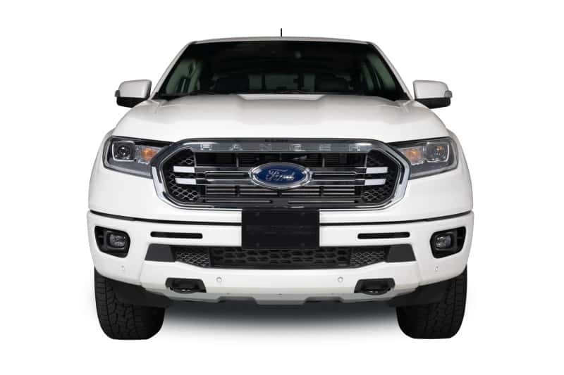 Putco — Putco 19-20 Ford Ranger w/o Adaptive Cruise - Hex Shield - Black Powder Coated Bumper Grille Inserts
Grille Insert - view 3
