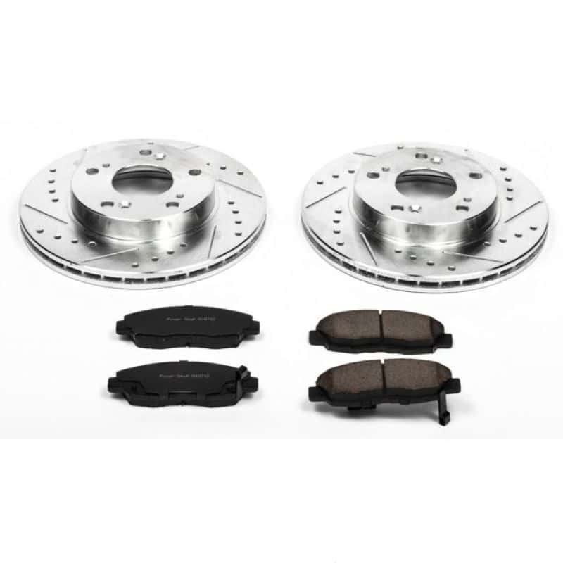 PowerStop — Power Stop 06-11 Honda Civic Front Z23 Evolution Sport Brake Kit - view 1