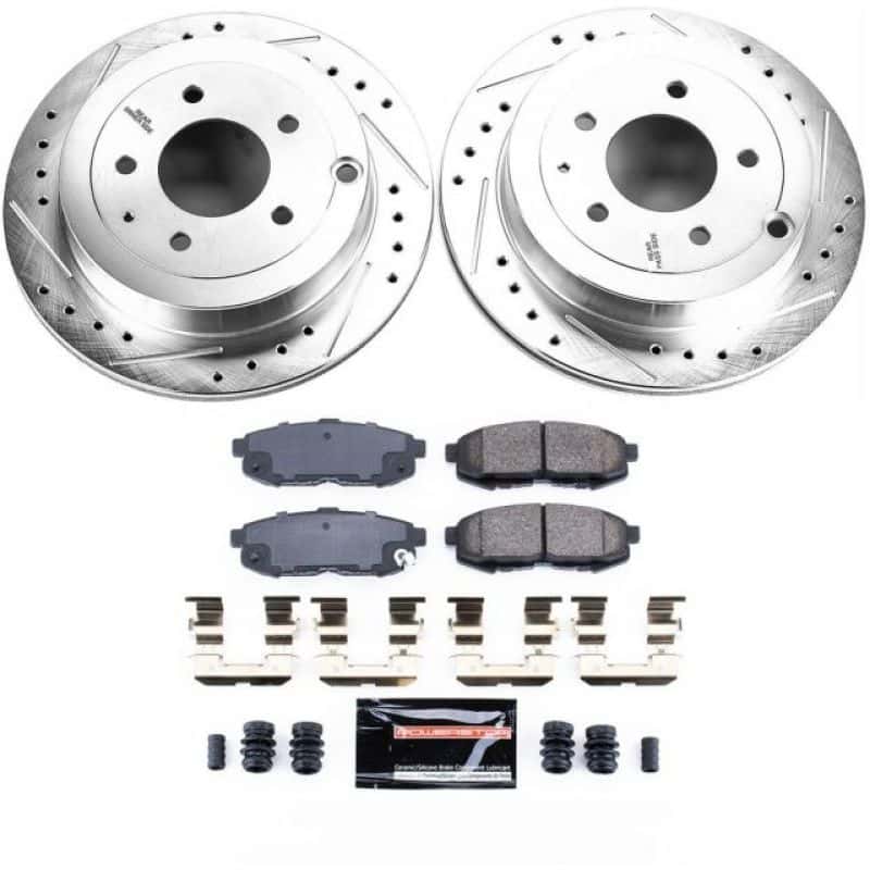 PowerStop — Power Stop 04-06 Mazda MPV Rear Z23 Evolution Sport Brake Kit - view 1