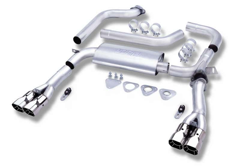 Borla — Borla 95-97 Chevrolet Camaro / Pontiac Trans Am 5.7L 3in Adjustable SS Cat-Back
Cat-Back System
ExhstSysKt - view 4