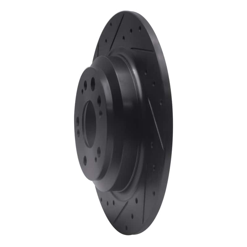 R1 Concepts — R1 09-14 Acura TL Rear Left Drilled & Slotted Black Brake Rotor
R1 Brake Rotor Drill - view 2