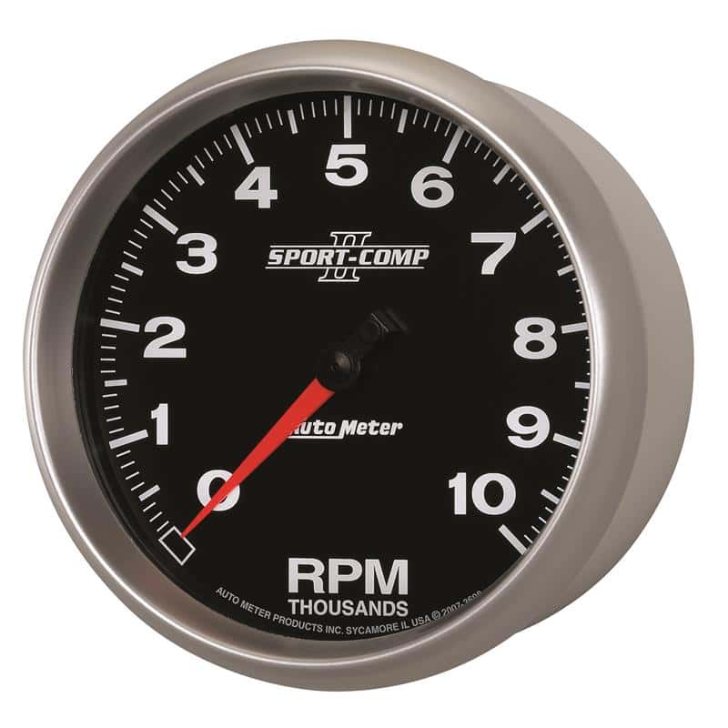 AutoMeter — Autometer Sport-Comp II 5 inch 0-10000 RPM In Dash Tachometer
5" TACH, 10,000 RPM, - view 3