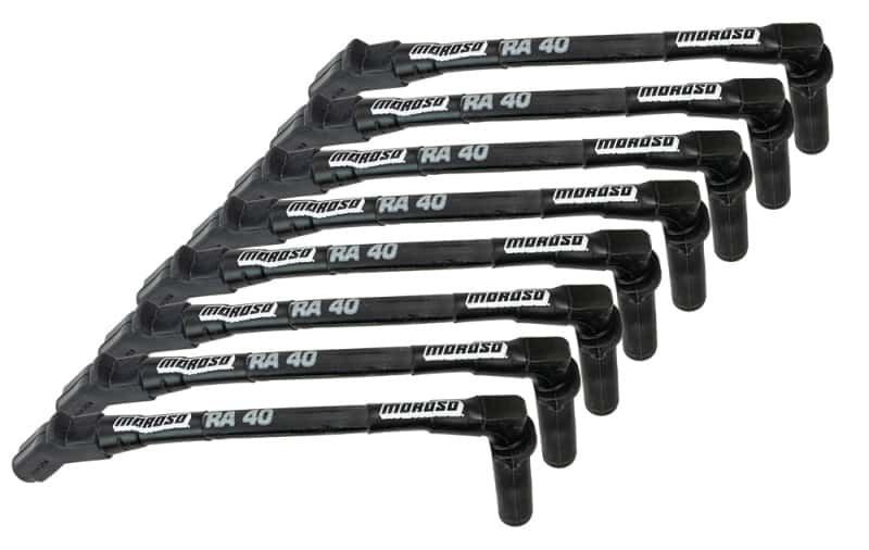 Moroso — Moroso GM LS Ignition Wire Set - Ultra 40 - Sleeved - (Use w/Part No 68476) - Black - view 2