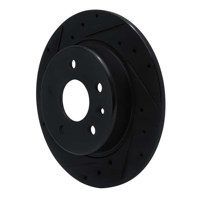 R1 Concepts — R1 16-23 Chevrolet Bolt EV Rear Left Drilled & Slotted Black Brake Rotor
R1 Brake Rotor Drill - view 2