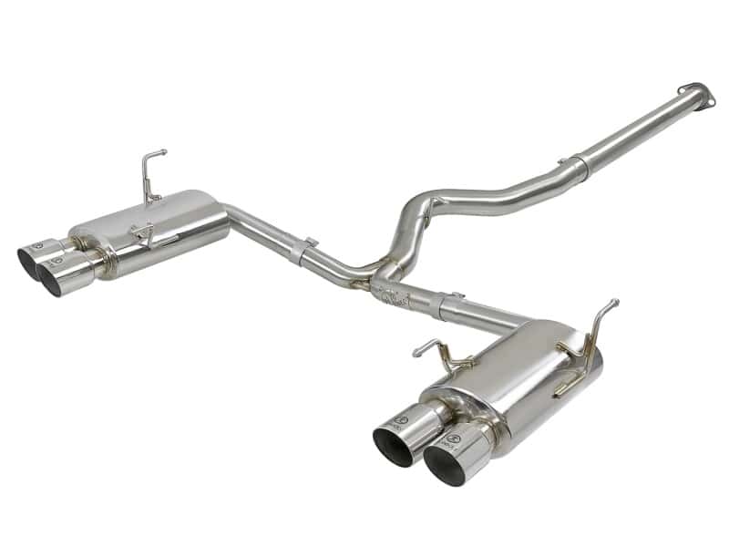 aFe — aFe Takeda 3in SS Exhaust Cat-Back 15-16 Subaru WRX/STI 2.0L/2.5L Polished Tips
Cat-Back Exhaust - view 1