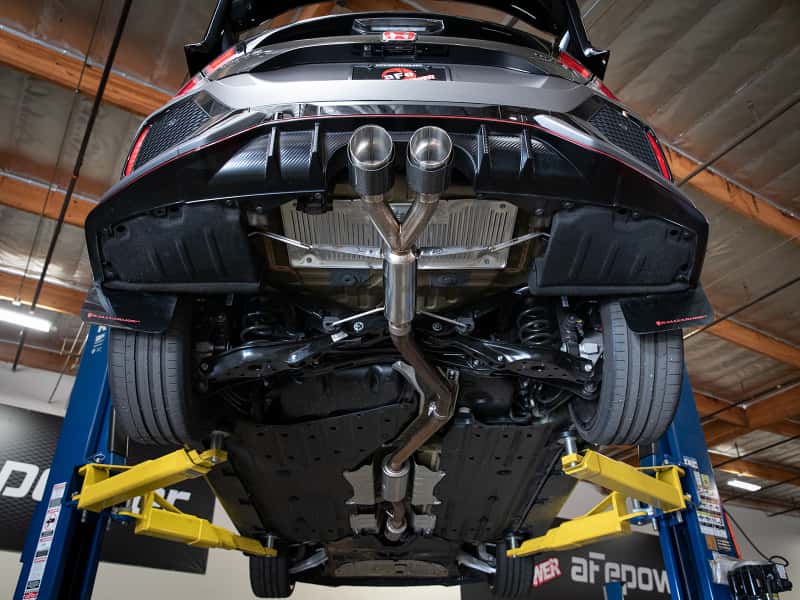 aFe — aFe Takeda 2.5in 304SS Axle-Back Exhaust System 17-19 Honda Civic Type R L4-2.0L (t)
Axle-Back Exhaust - view 4
