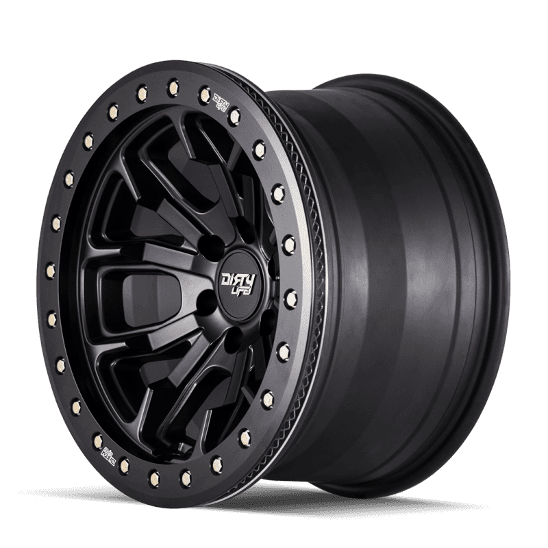 Dirty Life — Dirty Life 9303 DT-1 17x9 / 5x127 BP / -12mm Offset / 78.1mm Hub Matte Black Wheel - Beadlock
DIRTY LIFE 9303 - view 2