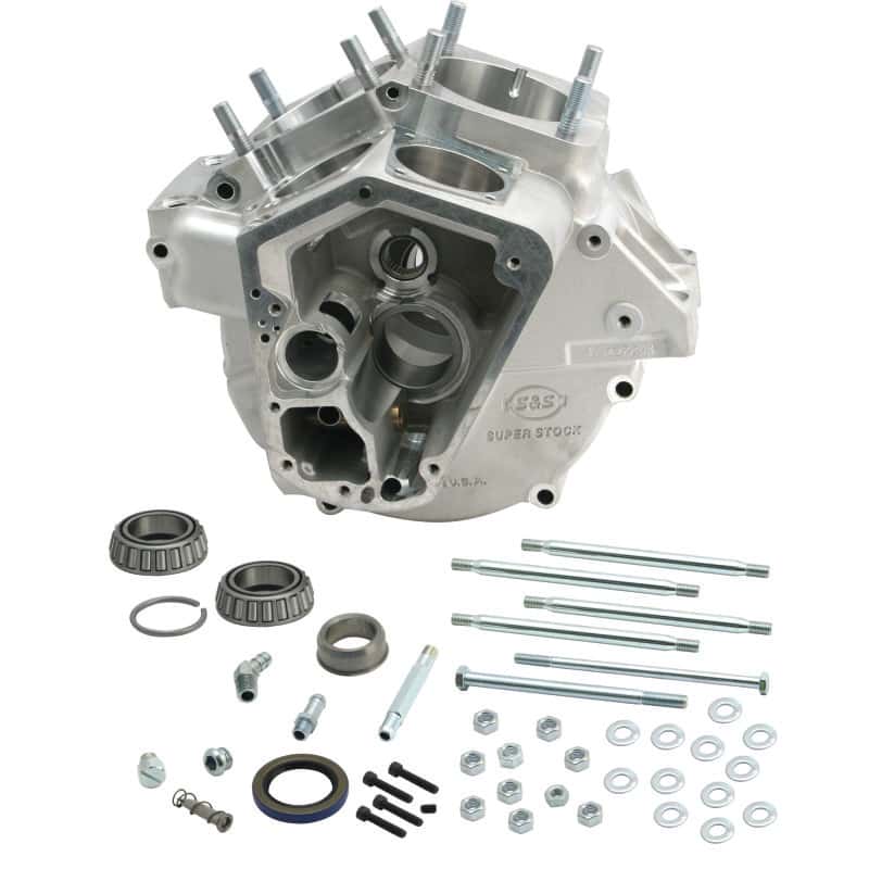 S&S Cycle — S&S Cycle 70-84 BT w/ Stock Bore Super Stock Alternator Style Crankcase - Natural - view 1