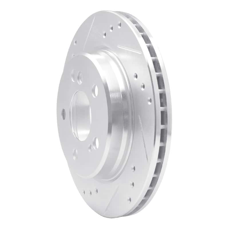R1 Concepts — R1 92-95 Mercedes-Benz E420 Rear Left Drilled & Slotted Silver Brake Rotor
R1 Brake Rotor Drill - view 2