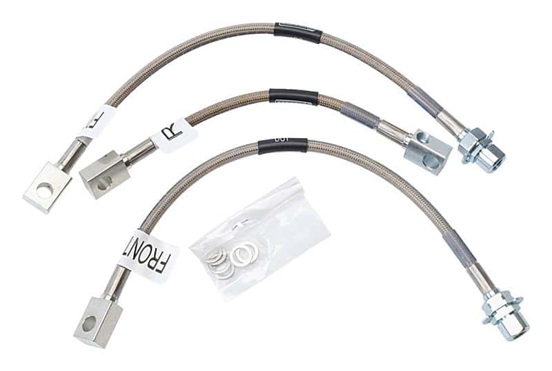 Russell — Russell Performance 94-95 Ford Mustang GT (Front & Rear Center Hose) Brake Line Kit
Brake Hose Kit - view 3