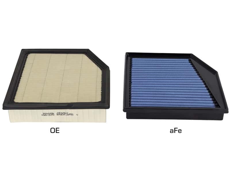 aFe — aFe MagnumFLOW OEM Replacement Air Filter PRO 5R 14-15 Lexus IS 250/350 2.5L/3.5L V6
Magnum FLOW Filter - view 4