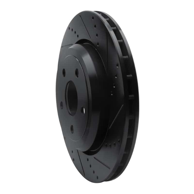 R1 Concepts — R1 12-25 Dodge Durango Rear Right Drilled & Slotted Black Brake Rotor
R1 Brake Rotor Drill - view 2