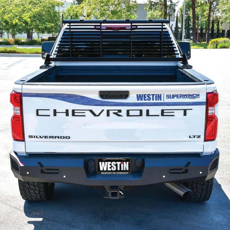 Westin — Westin 1999-2018 Chevrolet/Ford/GMC/Toyota Silverado/Sierra 1500/2500/3500 HD Headache Rack - Black
TrkCabProt/HeadRk - view 4