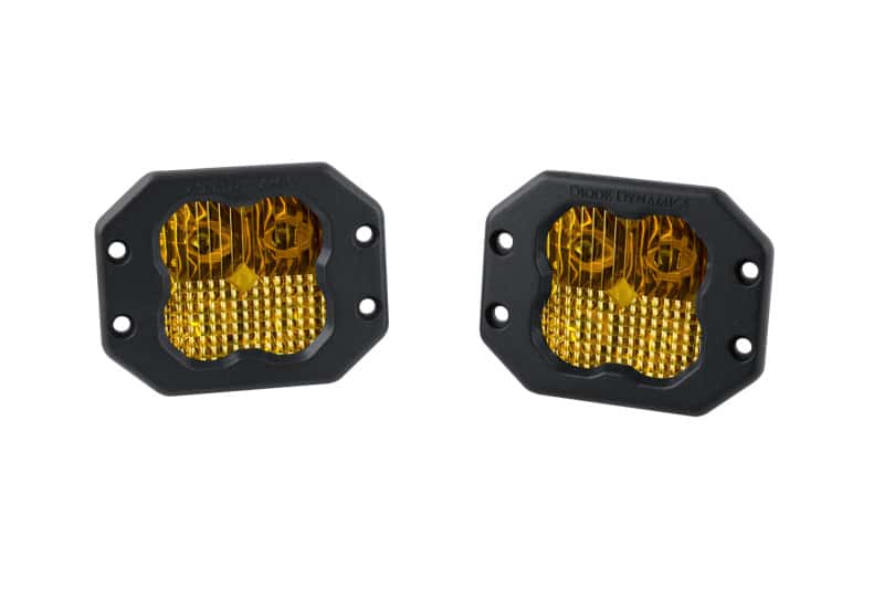 Diode Dynamics — Diode Dynamics SS3 Pro ABL - Yellow Combo Flush (Pair) - view 1