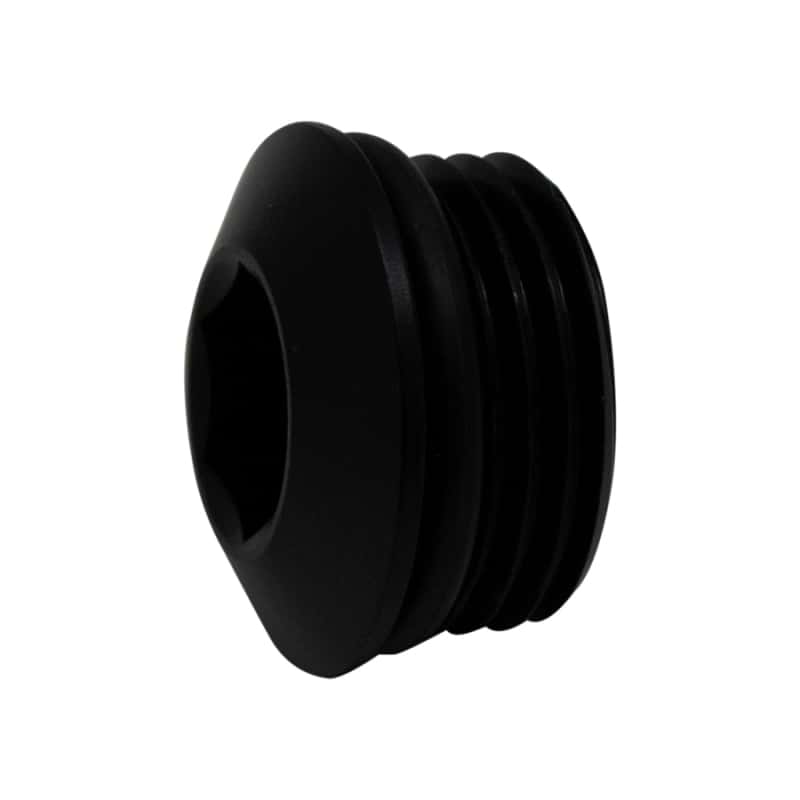 DeatschWerks — DeatschWerks 10AN ORB Male Plug Low Profile Internal Allen/Hex (Incl O-Ring) - Anodized Matte Black
Lines & Fittings - view 1