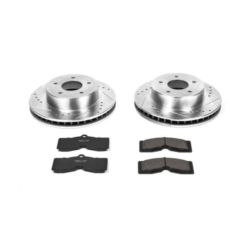 PowerStop — Power Stop 63-82 Chevrolet Corvette Front Z23 Evolution Sport Brake Kit - view 1