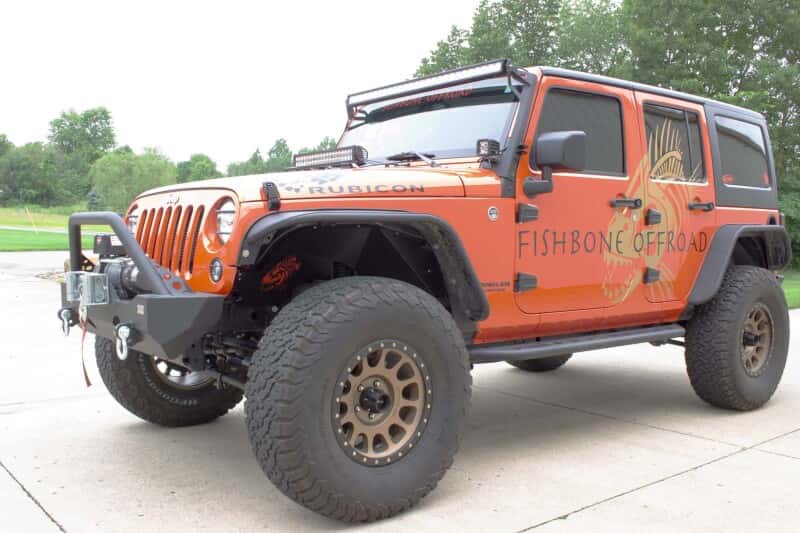 Fishbone Offroad — Fishbone Offroad 07-18 Jeep Wrangler JK Inner Fender Accent Plate - view 7