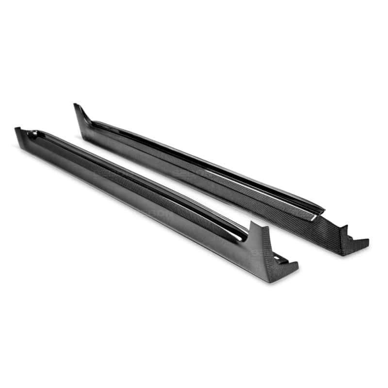 Seibon — Seibon 08-10 Subaru STi Carbon Fiber Side Skirts - view 5