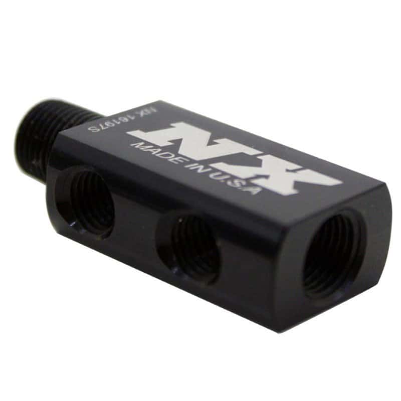 Nitrous Express — Nitrous Express Compact Distribution Block w/Gauge Port
Distribution Block
AdptFitting - view 3
