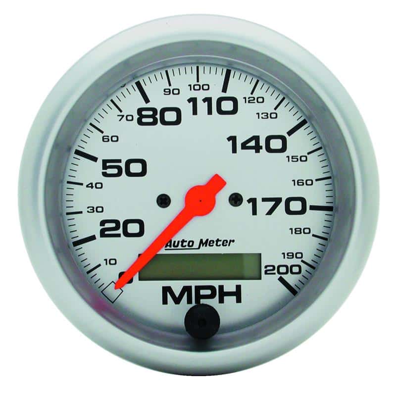 AutoMeter — Autometer Ultra-Lite 85.7mm In-Dash Electronic Programmable 200 MPH Speedometer
3-3/8" SPEEDO, 200 M - view 3
