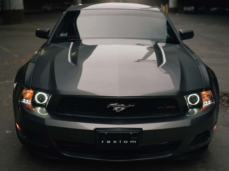 Raxiom — Raxiom 10-12 Ford Mustang w/ Headlights CCFL Halo Projector Headlights- Black Housing (Clear Lens)
Headlights - view 14