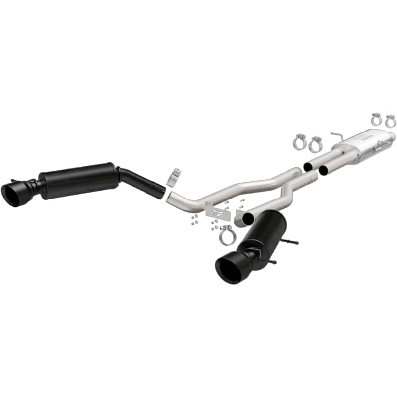 Magnaflow — MagnaFlow Cat-Back 15-16 Land Rover Ranger Rover V6 SS 2.5in Dual Split Rear Exit 4.5in Black Tips
Cat-Back - view 2