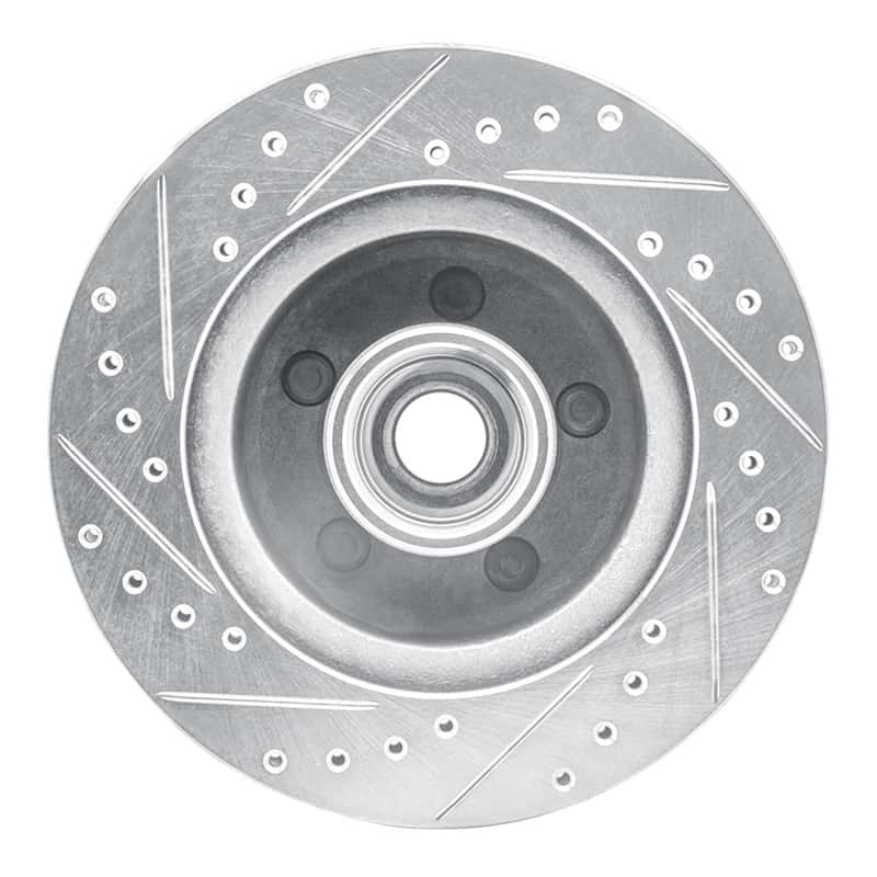 R1 Concepts — R1 1987-1990 Dodge Dakota RWD Front Right Drilled & Slotted Silver Brake Rotor
R1 Brake Rotor Drill - view 5