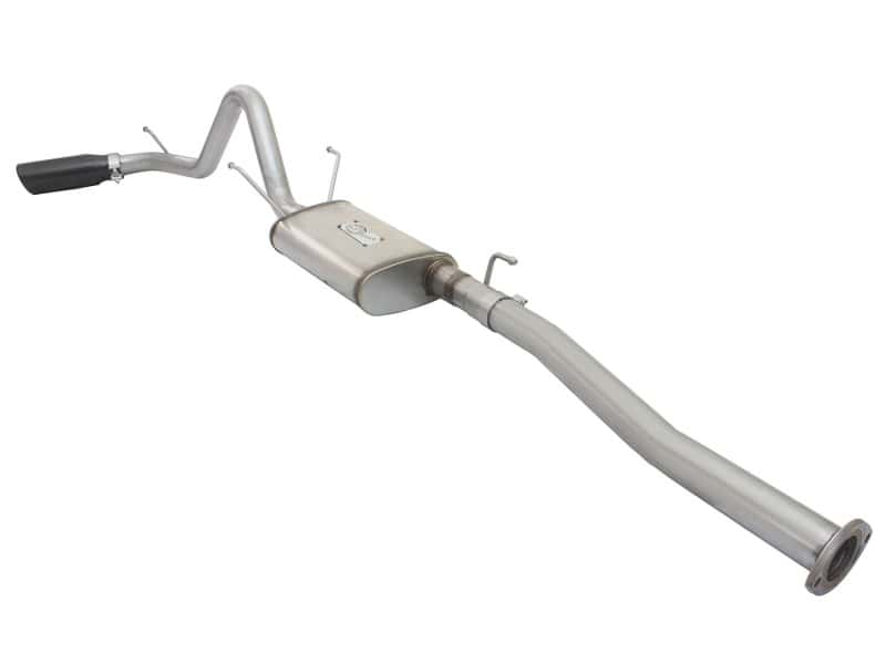 aFe — aFe MACH Force XP 2.5in Cat-Back Stainless Steel Exhaust System w/Black Tip Toyota Tacoma 13-14 2.7L
Cat-Back Exhaust - view 3