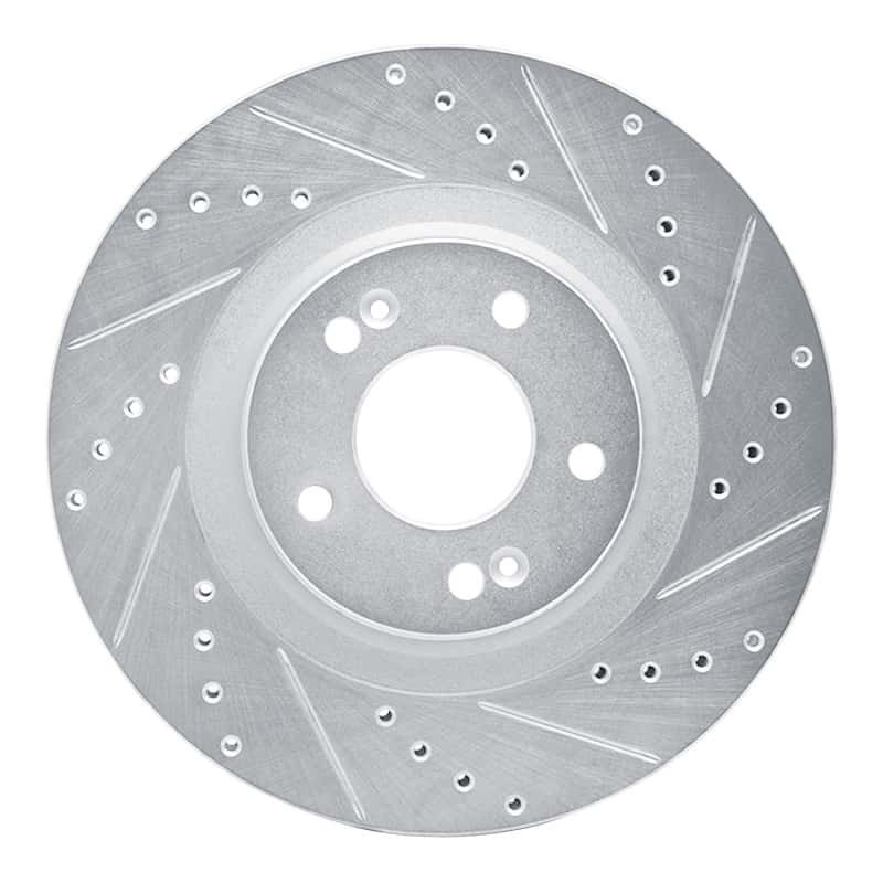 R1 Concepts — R1 15-20 Kia SORENTO Front Right Drilled & Slotted Silver Brake Rotor
R1 Brake Rotor Drill - view 1