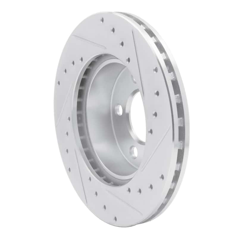 R1 Concepts — R1 95-02 Ford Explorer Front Left Drilled & Slotted Silver Brake Rotor
R1 Brake Rotor Drill - view 4