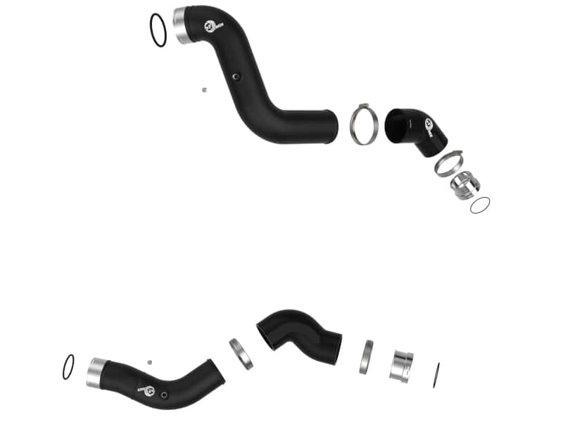 aFe — aFe 23-25 GM Colorado/Canyon L4-2.7L BladeRunner Aluminum Hot and Cold Charge Pipe Kit - Black
Charge Pipe Kit - view 2
