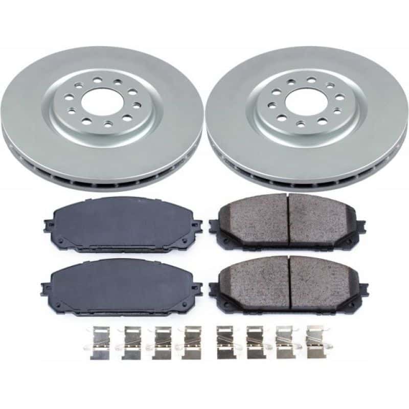 PowerStop — Power Stop 17-19 Jeep Cherokee Front Z17 Evolution Geomet Coated Brake Kit - view 1