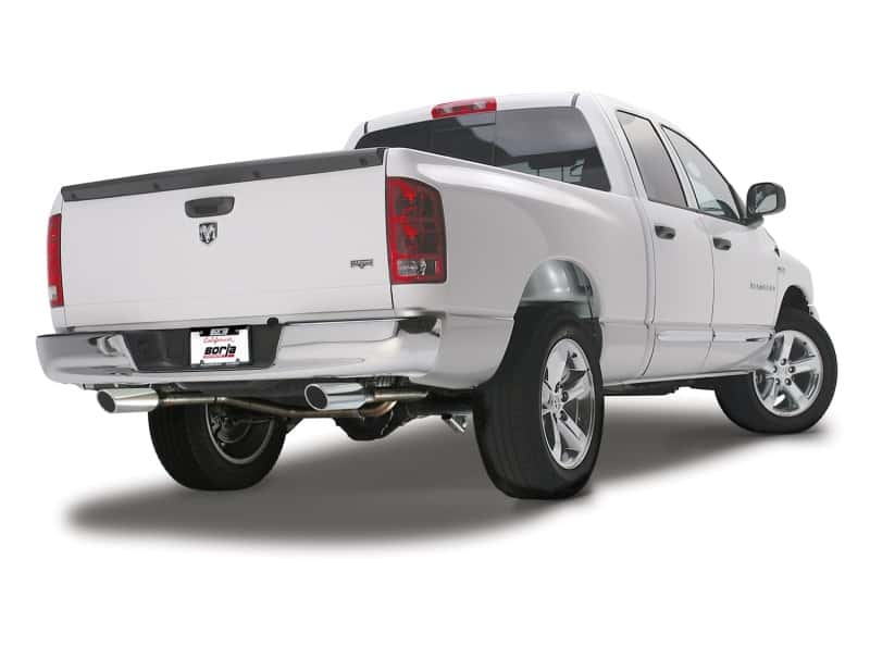 Borla — Borla 09-13 Dodge RAM 1500 5.7L CC/SB w/Fact Sngl Exhaust C/B 3x2.5in Single Round Rolled Split Rear
Cat-Back System
ExhstSysKt - view 7