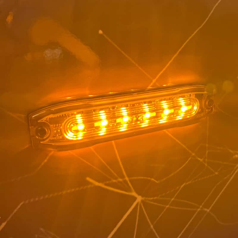 Putco — Putco Stinger Lighthead w/ Amber/White/Blue Strobe LED - 1 LED Light - view 7