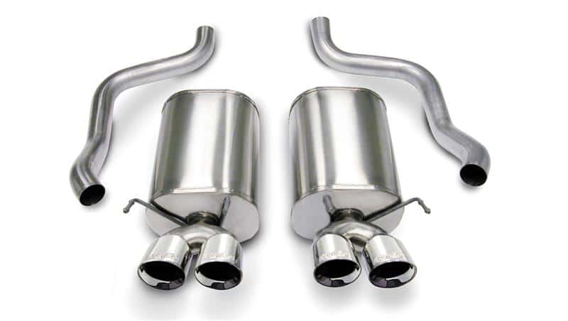 CORSA Performance — Corsa 2005-2007 Chevrolet Corvette C6 6.0L V8 Polished Sport Axle-Back Exhaust
Exhaust - view 2