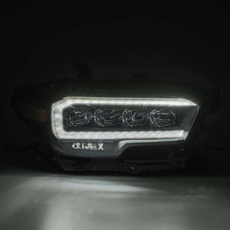 AlphaRex — AlphaRex 16-20 Toyota Tacoma NOVA LED Projector Headlights Plank Style Black w/Activation Light
Projector Headlights - view 4